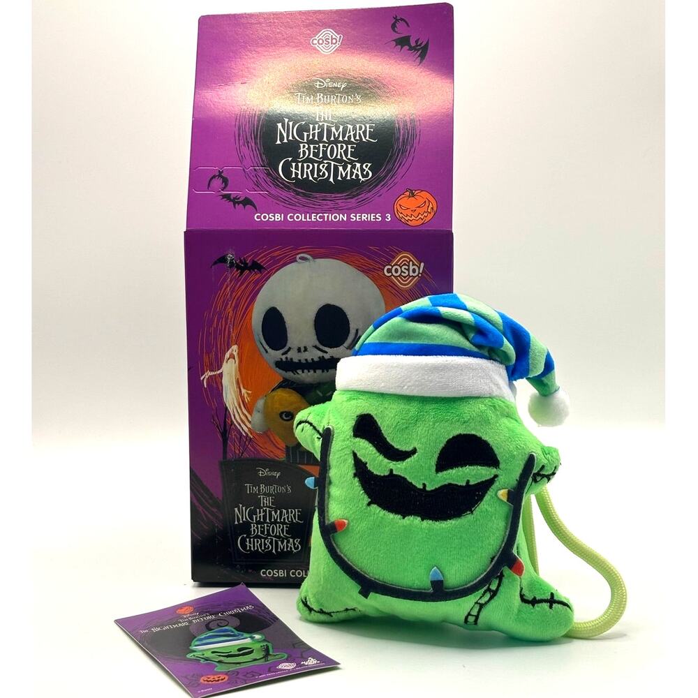 Disney x Cosbi x Nightmare Before Christmas Plush Charm, Oogie Boogie, New